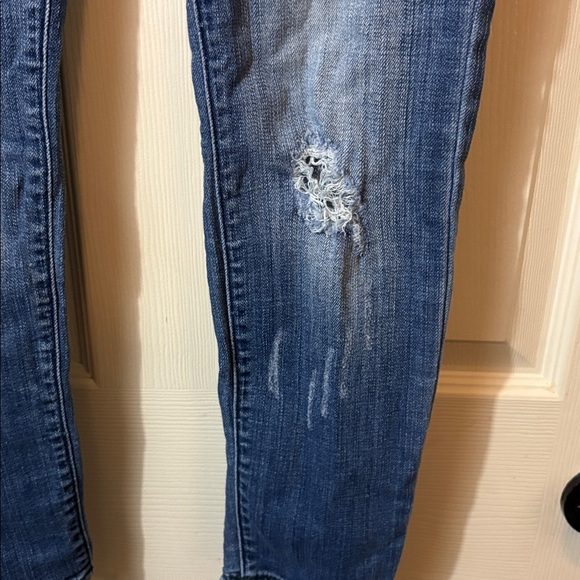 Judy Blue Women's Distressed Blue Skinny Jeans - Picture 4 of 10